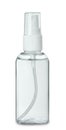 Plastic perfume spray bottle Royalty Free Stock Photo