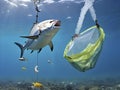 Plastic Peril: The Silent Cry of Fish Trapped in Seas of Environmental Pollution