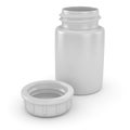 Plastic pill container Royalty Free Stock Photo