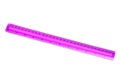 Plastic pink ruler