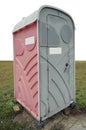 Plastic pink toilet