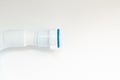 Plastic pipe on a white background Royalty Free Stock Photo