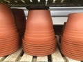 plastic plant pots Royalty Free Stock Photo
