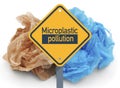 Plastic pollution concept Royalty Free Stock Photo