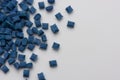 Plastic polymer resins reinforced with glass-fibre Royalty Free Stock Photo