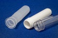 Plastic preform for bottle for food and drug Royalty Free Stock Photo