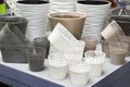 Plastic products in store of household goods