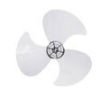 Plastic propeller of electric fan blades Royalty Free Stock Photo