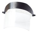 Plastic protective face shield