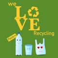 The plastic recycle poster