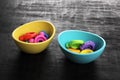 Plastic Rings in Bowls