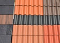 Plastic roof tiles