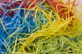 Plastic ropes background Royalty Free Stock Photo