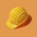 Plastic safety helmet