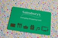 Plastic Sainsbury`s Everyday shopping Card, gift card