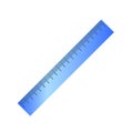 Plastic school drawing ruler.