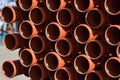 Plastic sewage pipes