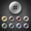 Plastic shiny buttons Royalty Free Stock Photo