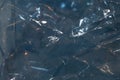 Plastic Shiny See Through Abstract Shimmer Creased Background Blue Royalty Free Stock Photo