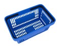 Plastic shopping basket Royalty Free Stock Photo