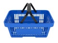 Plastic shopping basket Royalty Free Stock Photo