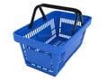 Plastic shopping basket Royalty Free Stock Photo