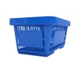 Plastic shopping basket