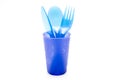 Plastic silverware Royalty Free Stock Photo