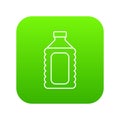 Plastic soap bottle icon green vector Royalty Free Stock Photo
