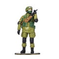 Plastic soldier, military ammunition Royalty Free Stock Photo