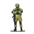 Plastic soldier, military ammunition Royalty Free Stock Photo