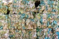 Plastic sorted and other waste sorted ready for waste treatment Royalty Free Stock Photo