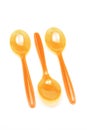 Plastic Spoons Royalty Free Stock Photo