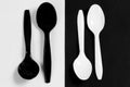 Plastic Spoons Royalty Free Stock Photo