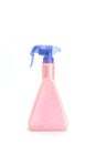 Plastic Spray Bottles on white background Royalty Free Stock Photo