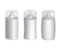 Plastic Sprayer Bottles Container Vector Set