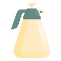 Plastic sprayer pot icon cartoon vector. Pesticide spray