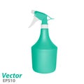 Plastic sprayer in a vector.