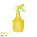 Plastic sprayer in a vector.