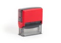 Plastic stamp isolated Royalty Free Stock Photo