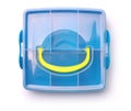 Plastic storage box Royalty Free Stock Photo