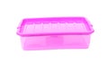 Plastic storage box Royalty Free Stock Photo