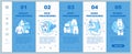 Plastic surgery center procedures onboarding mobile web pages vector template