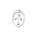 plastic surgery hand draw icon. Elements of face and body lifting illustration icon. Signs and symbols can be used for web, logo,