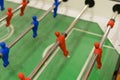 Plastic table football game Royalty Free Stock Photo