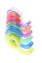 Plastic Tape Dispensers Royalty Free Stock Photo