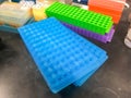 Plastic tube rack laboratory research tubes