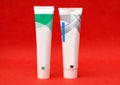 Plastic toothpaste tubes