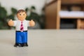 Plastic toy businessman Royalty Free Stock Photo