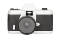 Plastic toy camera Royalty Free Stock Photo
